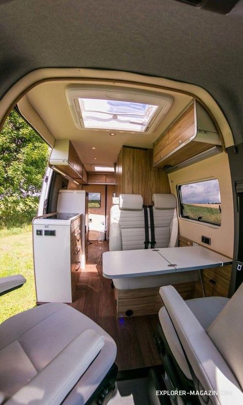 Sprinter Van Camper, Cheap Camping, 4x4 Camper Van, Custom Camper Vans, Transit Camper, Camping Cabins, Luxury Van, Kombi Home, Van Conversion Interior