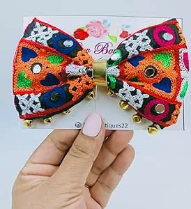 Navaratri Hair Accessories, Bow For Navratri, Hair Bows For Navratri, Navratri Bow Pin, Navratri Bow, Navratri Hair Accessories, Navratri Set, Navratri Accessories, Navratri Art