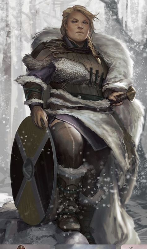 Plus size, strong, warrior woman, badass fantasy character inspiration, Viking Character, Heroic Fantasy, Dungeons And Dragons Characters, Fantasy Warrior, Arte Fantasy, Fantasy Rpg, Fantasy Inspiration, Dnd Characters, Character Portraits