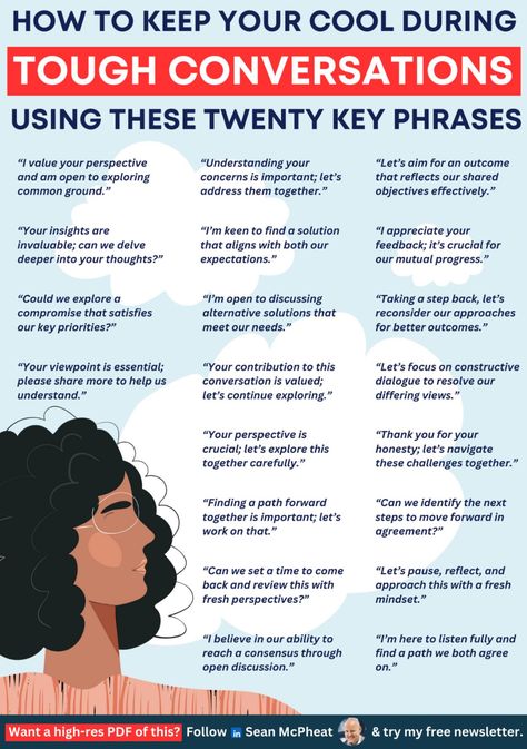 Good Leadership Skills, Tough Conversations, Effective Communication Skills, Work Skills, Difficult Conversations, Knowledge Management, Emotional Awareness, Learning Strategies, Never Stop Learning