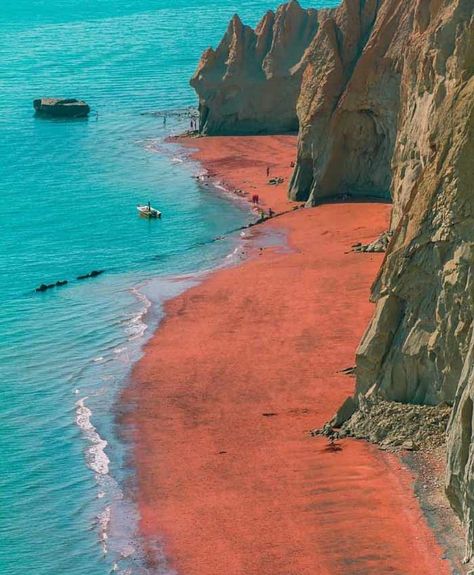 Hormuz Island, Red Sand Beach, Eco Lodges, Persian Gulf, Western Asia, Petrified Forest, Red Beach, Sustainable Tourism, Sea Waves