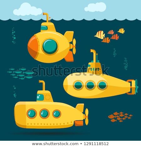 Submarine Drawing, Yellow Submarine Art, 동화 삽화, Family Stock Photo, Silhouette Illustration, Watercolor Red, Watercolor Paintings Abstract, Tattoo Illustration, Family Illustration