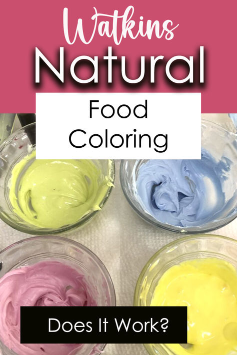 Testing out natural food coloring for buttercream frosting: Watkins natural food coloring with no artificial dyes. Which food dyes make which colors, and how do they compare? Food coloring | Food colours | Desserts | Baking | natural food dye | vegetable food colors Watkins Food Coloring Chart, Frosting Colors How To Make, Natural Food Dye Frosting, Food Color Palette, Brown Icing, First Bee Day Party, Frosting Color Guide, Food Colors Palette, Food Coloring Mixing Chart