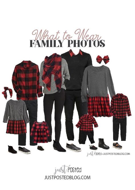 This black and red buffalo plaid look is perfect for Family Pictures! This look is perfect for Fall and Christmas family photos. This link has 6 different looks to check out for your family photos! Plaid Family Pictures Outfits, Holiday Photos Outfits, Family Christmas Pictures Outfits, Christmas Photos Outfits, Winter Family Pictures, Family Photo Outfits Winter, Family Holiday Pictures, Christmas Pictures Outfits, Christmas Family Photoshoot