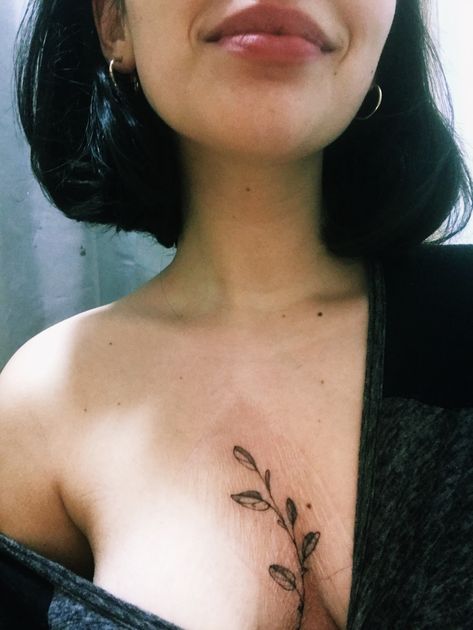 Sternum Leaf Tattoo, Leaf Sternum Tattoo, Sternum Flower Tattoo, Floral Sternum Tattoo, Sternum Tattoo, B Tattoo, Tattoo Inspo, Leaf Tattoos, Maple Leaf Tattoo