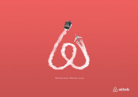 Prints Airbnb on Behance Airbnb Logo, Posters Australia, Ads Creative Advertising Ideas, Travel Advertising, Creative Advertising Design, Book Illustration Art, Air Bnb, Best Ads, Poster Layout