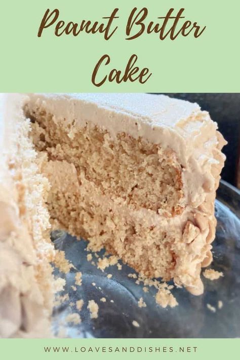 Cake Mix Peanut Butter Cake, Peanut Butter Cake Recipe With Box Cake, Moist Peanut Butter Cake, Easy Peanut Butter Cake From Box Cake, Peanut Butter Cake From Box Cake, Dessert Recipes For Christmas, Peanut Butter Layer Cake, Easy Peanut Butter Cake, Pb Cake