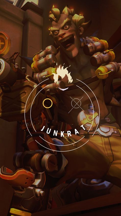 Overwatch - Junkrat Wallpaper Mobile, C L W N on ArtStation at https://www.artstation.com/artwork/xmkvO Junkrat Wallpaper, Overwatch Phone Wallpaper, Jamison Fawkes, Video Game Backgrounds, Overwatch Wallpapers, Wallpaper Mobile, Overwatch Fan Art, Overwatch 2, Game Background