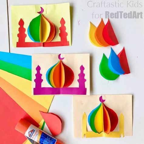 Eid Activities, Aktiviti Tadika, Muslim Kids Activities, Ramadan Cards, Islamic Kids Activities, Ramadan Kids, Ramadan Kareem Decoration, Eid Crafts, Aktiviti Kanak-kanak