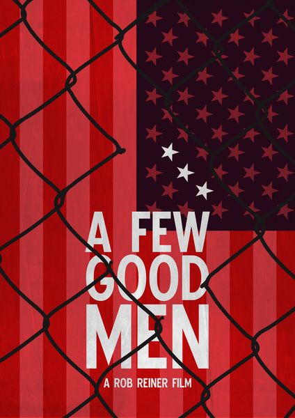 A Few Good Men A Few Good Men, Minimalist Movie Posters, Movie Nerd, Eternal Sunshine Of The Spotless Mind, Good Men, Film Posters Minimalist, Minimalist Movie Poster, Basement Walls, Minimal Movie Posters