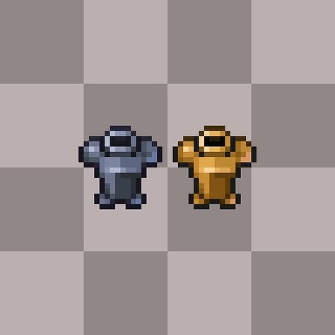 Armor item idea [16x16] - - - #pixelart #aseprite #rpg #indiedev Pixel Art Armor, 16x16 Pixel Art, Small Character, Survival Games, Pixel Art Games, Game Dev, March 19, Game Concept, Art Tips