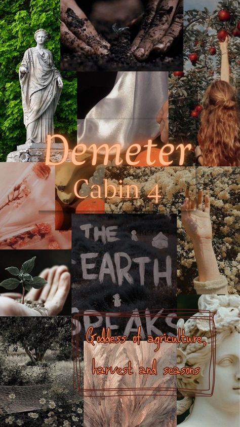 Pjo Demeter Cabin, Percy Jackson Demeter Cabin, Demeter Cabin Aesthetic, Cabin 4 Demeter Aesthetic, Cabin 4 Aesthetic, Percy Jackson Cabins Aesthetic, Apollo Aesthetic Wallpaper, Percy Jackson Aesthetic Camp Half Blood, Percy Jackson Wallpaper Iphone