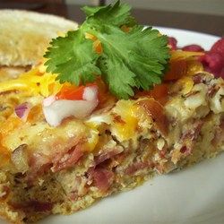 Super Easy Egg Casserole - Allrecipes.com Egg Casserole Recipes Easy, Easy Egg Casserole, Mini Hamburgers, Breakfast Casserole Easy, Egg Casserole Recipes, Egg Casserole, Easy Eggs, Breakfast Brunch Recipes, Breakfast Dishes