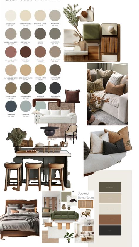 House Color Schemes Interior, Organic Living Room, Family Room Makeover, Curated Home, Rustic Room, Small Apartment Living Room, Living Room Design Inspiration, Beautiful Home Designs, Simple Living Room