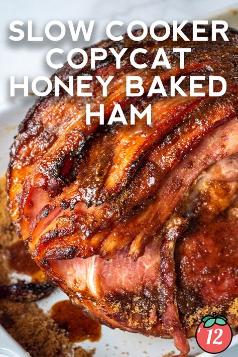 Copycat Honey Baked Ham, Slow Cooker Ham Recipes, Ham Dishes, Honey Baked, Crockpot Ham, Slow Cooker Ham, Honey Baked Ham, Baking With Honey, Crockpot Pork