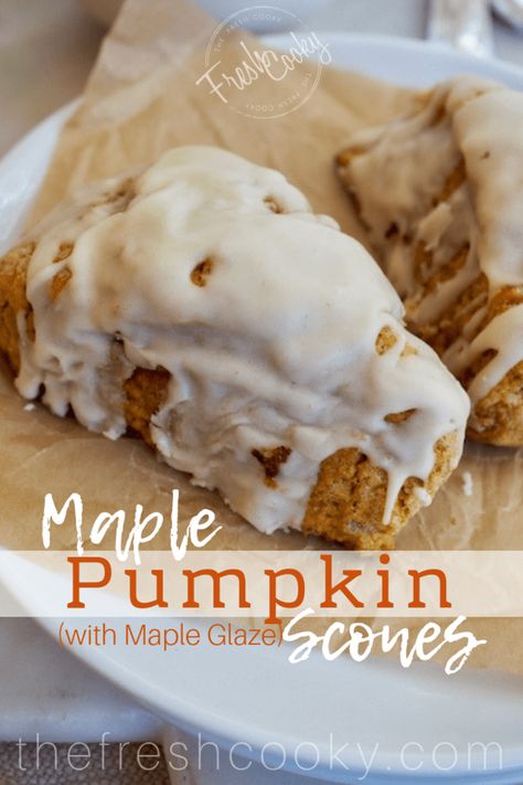 Maple Scones, Pumpkin Scones Recipe, Autumn Treats, Savory Breads, Scones Recipe Easy, Homemade Scones, Maple Pumpkin, Pumpkin Scones, Scones Recipe