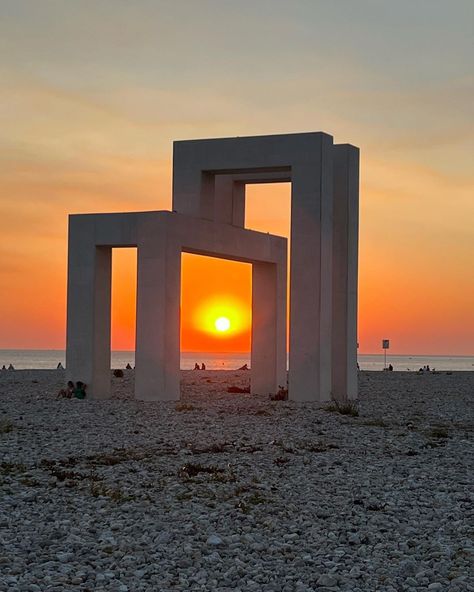 France Normandy, Resort 23, Graduation Project, Le Havre, Flameless Candle, Wild Flowers, Monument, Fireplace, France