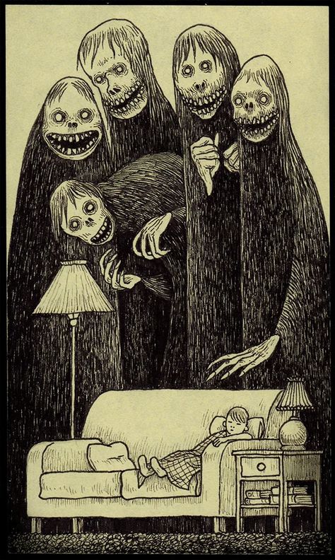 John Kenn Mortensen, Don Kenn, Monsters Scary, John Kenn, Scary Drawings, Horror Drawing, Nightmares Art, Creepy Drawings, Monster Illustration