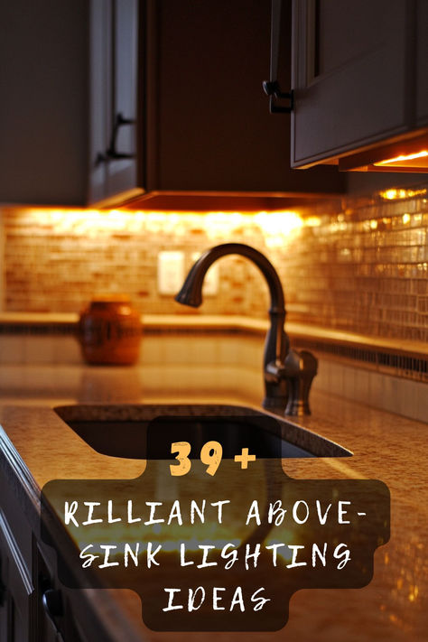 Illuminate your kitchen with 39 brilliant above-sink lighting ideas. 💡🍽️ These designs feature stylish fixtures, efficient illumination, and modern touches that enhance your kitchen's functionality and aesthetics. Ready to upgrade your kitchen lighting? Click to explore all the dazzling designs! #AboveSinkLighting #KitchenIllumination #StylishFixtures #EfficientLighting #BrightKitchen Above Kitchen Sink Lighting, Above Sink Lighting Kitchen, Above Sink Lighting, Sink Lighting, Kitchen Sink Lighting, Above Kitchen Sink, Above Sink, Bright Kitchens, Functional Kitchen