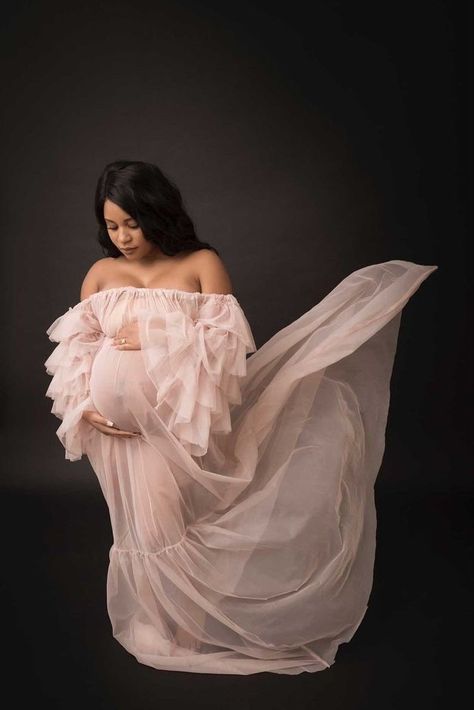 JALA Dress Tulle gown Tulle Robe for pregnancy/maternity | Etsy Baby Shower Photoshoot, Shower Photoshoot, Tulle Maternity Dress, Satin Bridesmaids Robes, Bridesmaid Robes Floral, Xxxl Dress, Dresses Flowy, Maternity Dresses For Photoshoot, Bridal Party Robes