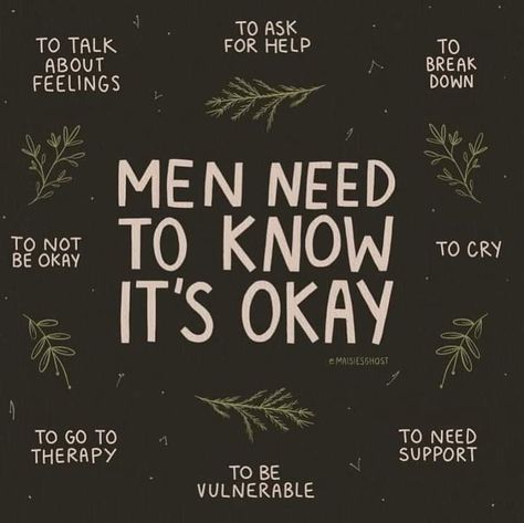 Men's Health Month, Mental Health Inspiration, Mental Health Month, Mental Health Posters, Awareness Quotes, Mental Health And Wellbeing, Mental Health Support, Men Quotes, Men’s Health