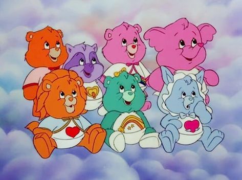 Care Bears™ on Instagram: “What’s cuter than a baby Care Bear? 💖 Celebrate #TBT with some of the sweetest moments from Hugs and Tugs and Care Bear cubs! Link in…” Care Bears Movie, Care Bears Cousins, Cartoon Profile Pictures, 80s Cartoons, Picture Collage Wall, Photo Wall Collage, Bear Cubs, Cartoon Icons, Care Bear