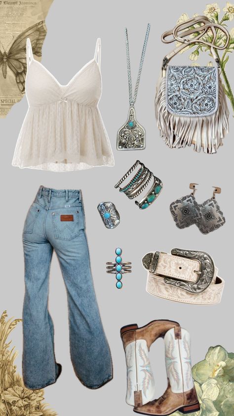 Country Outfits Women, Casual Country Outfits, Fair Outfits, Southern Outfits, Country Style Outfits, Western Wear Outfits, Cute Country Outfits, Looks Country, Nashville Outfits