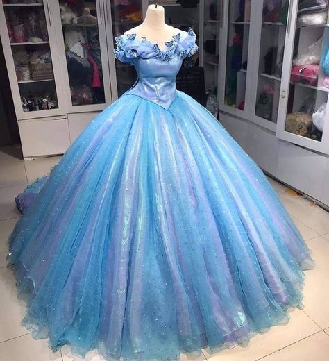 Gown For Debut, Blue Quinceanera Dress, Prom Blue, Masquerade Ball Gowns, Royal Blue Gown, Fairy Wedding Dress, Quinceanera Dresses Blue, Western Wedding Dresses, Frock For Women