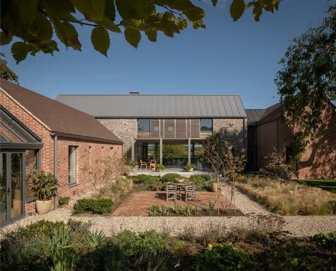 Timber Ceiling, Rural House, Brickwork, Barn Style, Structural Engineering, Barn House, User Experience, Winchester, Devon