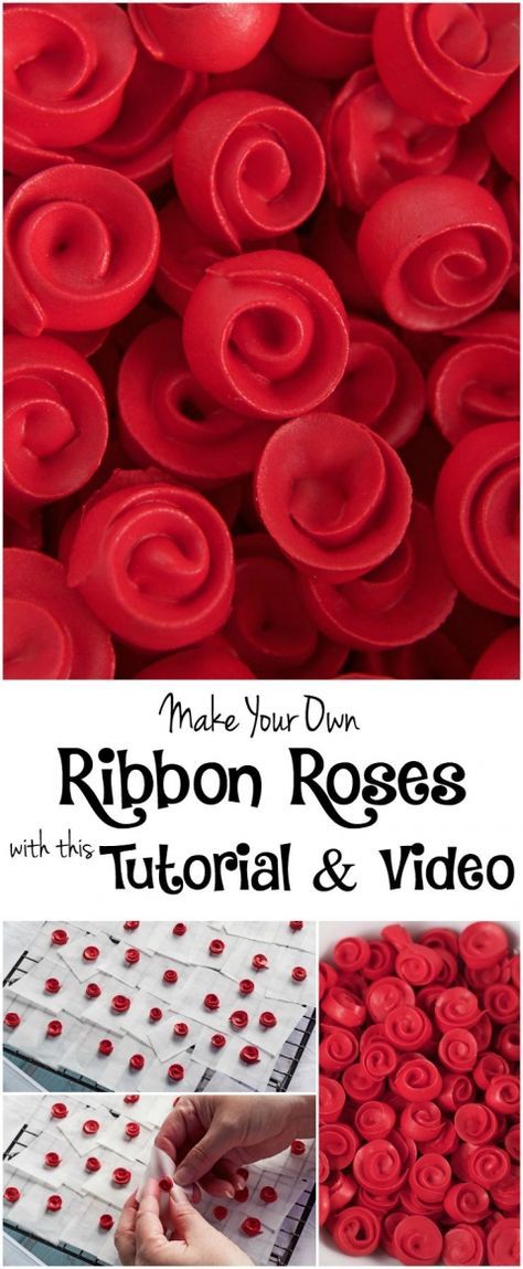 Ribbon Rose Video Tutorial via www.thebearfootbaker.com Cookie Techniques, Royal Icing Flowers, Frosting Techniques, Royal Icing Transfers, Icing Flowers, Rose Video, Ribbon Rose, Royal Icing Decorations, Cookie Tutorials