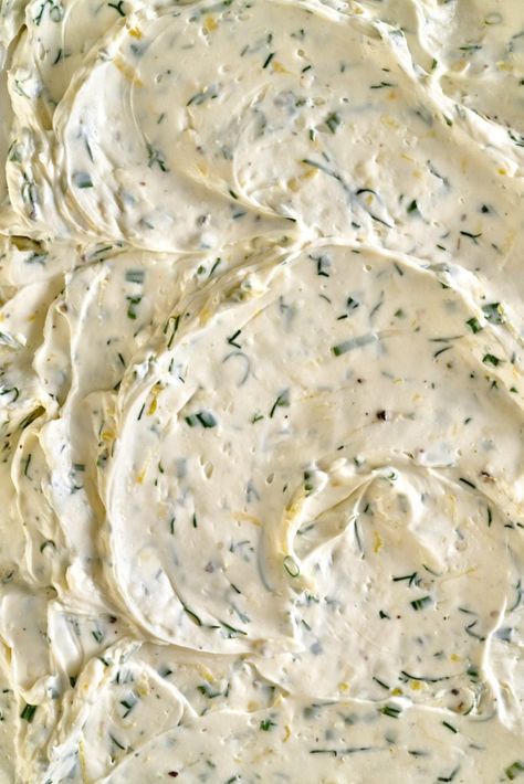 Dill Cream Cheese, Ultimate Breakfast, Lemon Dill, Sandwich Spread, Fresh Chives, Fresh Dill, Cooking Instructions, Breakfast Treats, Lemon Zest