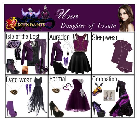 Disney Villain Inspired Outfits, Descendants Outfits, Descendants Clothes, Descendants Oc, Disney Character Outfits, Descendants Costumes, Twilight Outfits, Princess Inspired Outfits, Disney Themed Outfits