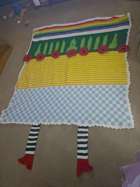 Wizard Of Oz Collectors United! | Just finished this crocheted Wizard of Oz blanket…pretty excited about how it turned out | Facebook Crochet Wizard Of Oz, Group Rules, Origami Owl, Wizard Of Oz, The Collector, Wizard, Origami, The Unit, Yarn