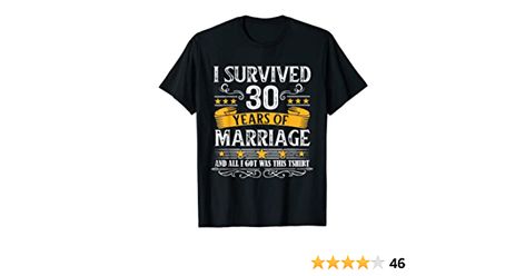 30th Wedding Anniversary shirt Couples Husband Wife 30 Years T-Shirt : Amazon.co.uk: Fashion 30th Wedding Anniversary, Marriage Gifts, Anniversary Shirt, Hubby Love, Marriage Anniversary, Funny Couples, Best Gifts For Men, Uk Fashion, Couple Shirts