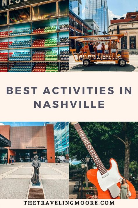 What to do in Nashville TN on Vacation 4 Day Nashville Itinerary, Nashville Must Do, Nashville Things To Do, Nashville Tours, Nashville Tennessee Vacation, Nashville Murals, Nashville Downtown, Nashville Travel Guide, Tennessee Road Trip