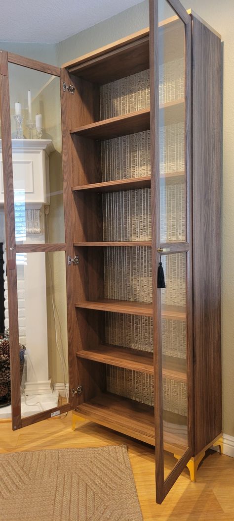 Ikea Billy cabinet hack Billy Bookcase Bathroom Storage, Tall Billy Bookcase With Doors, Ikea Billy Cabinet, Billy Bookcase Doors, Billy Bookcase Hogbo Doors, Ikea Billy Wood, Billy Ikea Brown, Ikea Billy Oxberg, Billy / Oxberg Hack