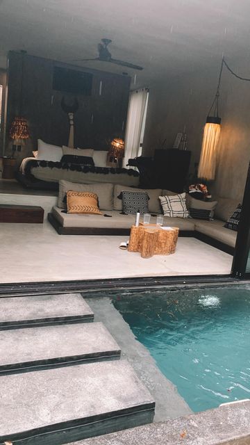 Hotel Bardo Tulum, Bali Baby, Patio Interior, Beach Bungalows, Hotel Boutique, Mansions Luxury, Container House Design, Container Homes, Makeup Studio