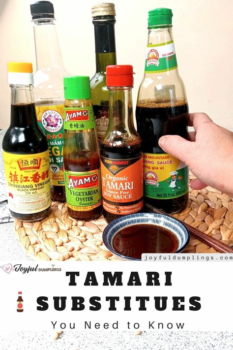 13 Tamari Substitutes You Need to Know Soy Sauce Substitute, Soy Sauce Alternative, Vegetarian Oyster Sauce, Japanese Sauce, Rib Sauce, Tamari Sauce, Dark Soy Sauce, Vegan Fish, Cooking 101