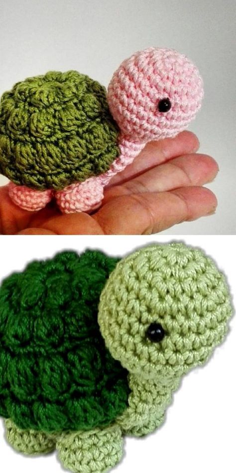 Crochet Turtle Pattern Free, Minion Crochet Patterns, Turtle Amigurumi, Crochet Turtle Pattern, Crochet Turtle, Pola Amigurumi, Turtle Pattern, Crochet Animals Free Patterns, Crochet Amigurumi Free Patterns