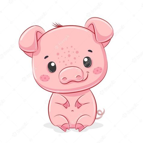 Graphics Tshirt, Pig Clipart, Pig Painting, Cartoon Smile, Pig Drawing, Pig Illustration, Pig Cartoon, Cute Pig