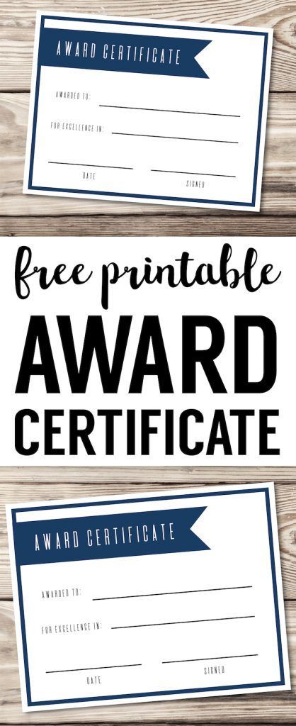 Free Printable Award Certificate Template. Editable, easy, basic, DIY award certificate for kids, teens, adults, work, sports, school. #papertraildesign #awards #ceremony #award Diy Certificate Award, Homeschool Awards Free Printable, Character Awards Certificate, Editable Certificate Template Free, Award Certificates Template Printables, Study Dp, Diy Awards, Box Fort, Free Printable Certificate Templates