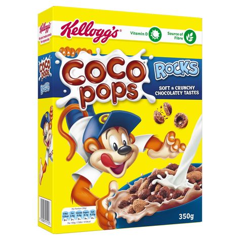 Cereal Kelloggs, Coco Pops, Wheat Cereal, Cereal Milk, Chocolate Powder, Sources Of Fiber, Breakfast Snacks, Breakfast Cereal, Delivery Groceries