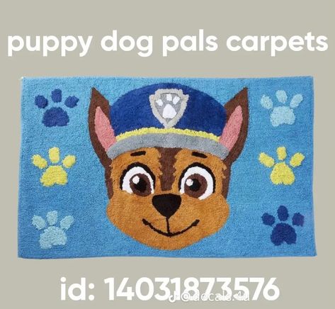 Paw Patrol Room, Paw Patrol Outfit, Boys Room Decals, Baby Room Decals, Boys Decal, Boys Rug, Accent Floor, Baby Decals, Bloxburg Decals Codes Aesthetic