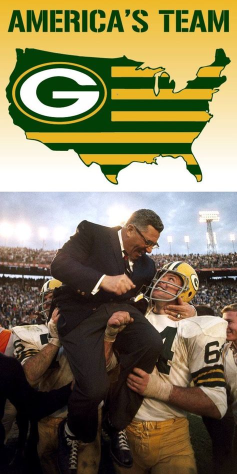 Green Bay Packers America's Team🌎🧀 Packers Wallpaper, Green Bay Packers Wallpaper, Clay Matthews, Nfl Championships, Green Bay Packers Fans, Team Green, Green Bay Packers Football, Packers Football, Vince Lombardi