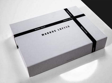 This package portrays a good example of good type through color contrast: black letters on white background and vice versa allows for more easy visibility. White Boxes Packaging, Packaging Design Black And White, White Box With Black Ribbon, Luxury Boxes Packaging, Black And White Packaging Design, Luxury Fashion Packaging, Box Ribbon Packaging, White Packaging Design, Black And White Packaging