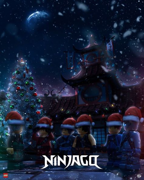 Ninjago Christmas, Ninjago Wallpaper, Alice Angel, Lego Ninjago, Lego Sets, Christmas Wallpaper, Iphone Wallpaper, Lego, Fan Art