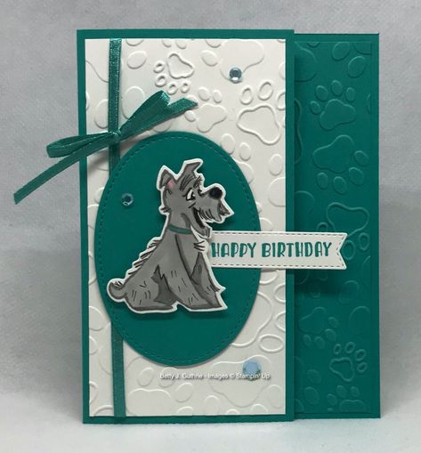 Dog Cards Handmade, Pet Sympathy Cards, Love Pinterest, Birthday Stamps, Pampered Pets, Pet Sympathy, Dog Cards, Fancy Fold Cards, Cat Cards