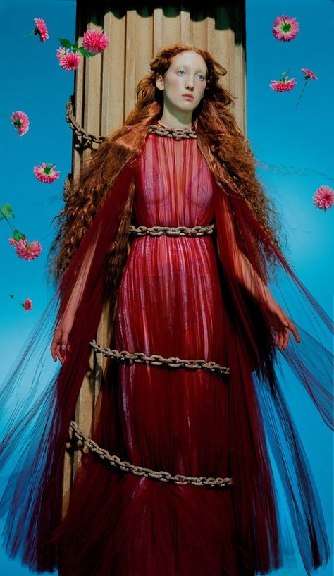 Lorna Foran by Miles Aldridge for Numéro October 2017 Miles Aldridge, Tim Walker, Pre Raphaelite, College Art, Editorial Photography, Pose Reference, Fashion Photographer, Redheads, Art Direction