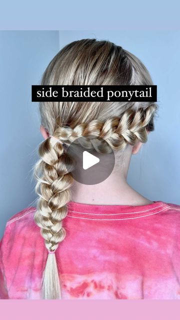 772 likes, 24 comments - audreymcclellanJuly 26, 2021 on : "Side Braided Ponytail ❤️ This is a super easy one to do! . #hairstyles #hair #hairstyle #hairtutorial #hairtutorials #hairtutorialvi..." Side Braided Ponytail, Side Braid Ponytail, Do Hairstyles, Sports Hairstyles, Side Braid, Hair Videos Tutorials, Braided Ponytail, Hairstyles Black, Volleyball Hairstyles