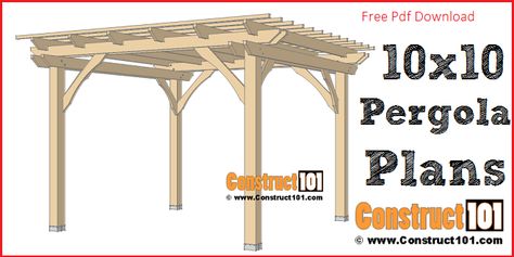 PDF Download Archives - Construct101 Porch Swing Plans, Lean To Shed Plans, Cheap Pergola, Pergola Lighting, Pergola Attached To House, Metal Pergola, Storage Shed Plans, Greenhouse Plans, Wooden Pergola